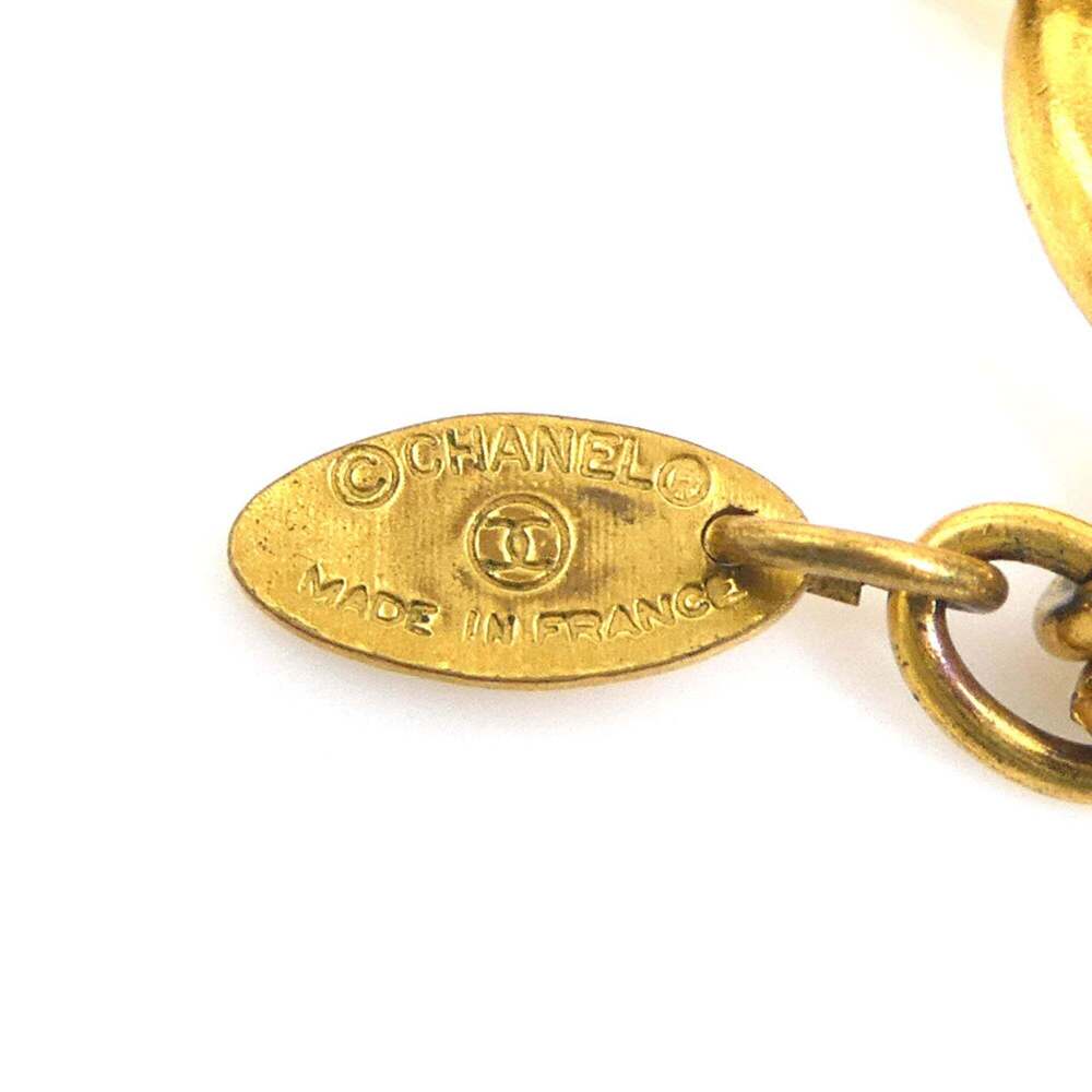 CHANEL Gold Logo Necklace - Picture 7 of 10